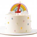 Geburtstags-Tortenkerze Zahl "1" (5,5 cm)